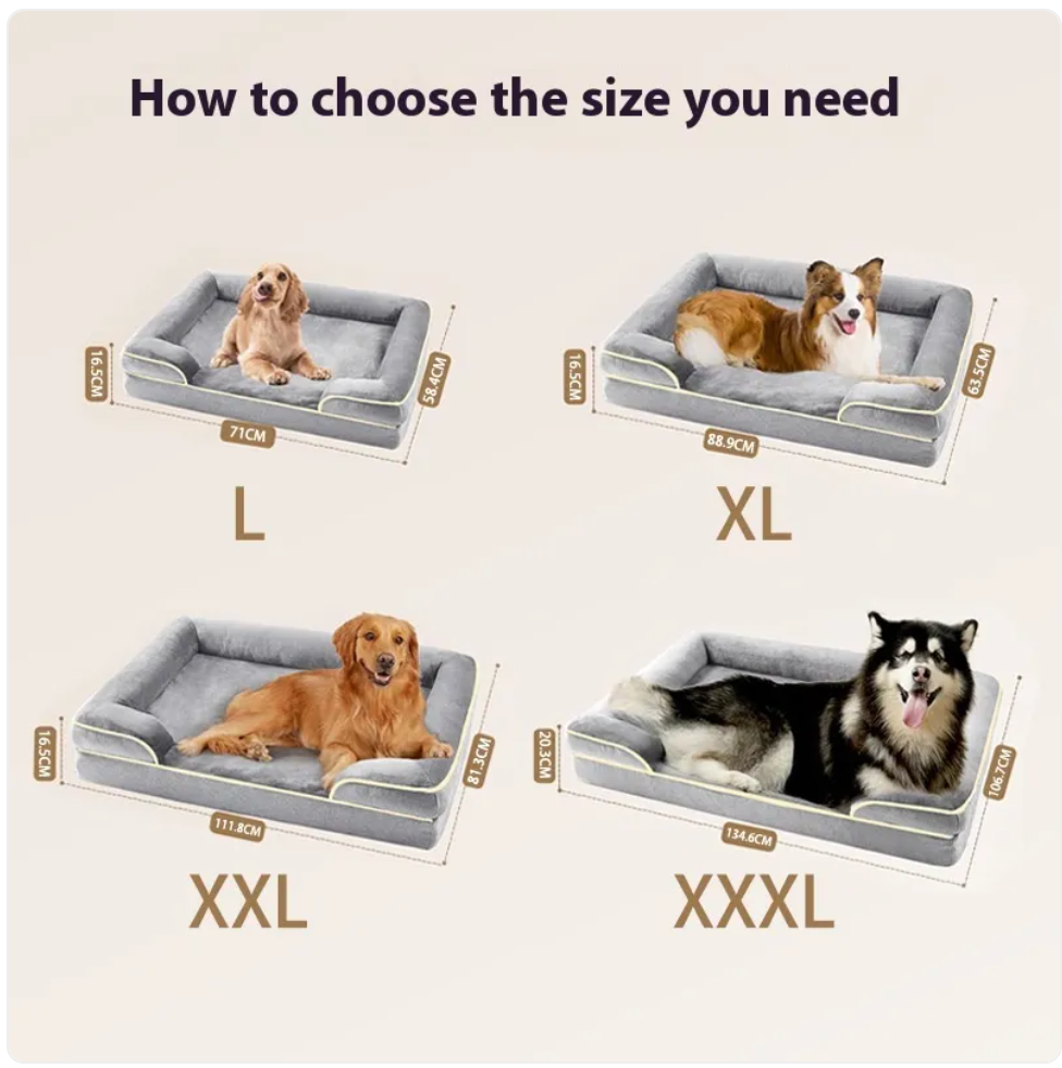 Cozy Cloud Washable Pet Sofa Bed — Soft, Supportive & Machine Washable